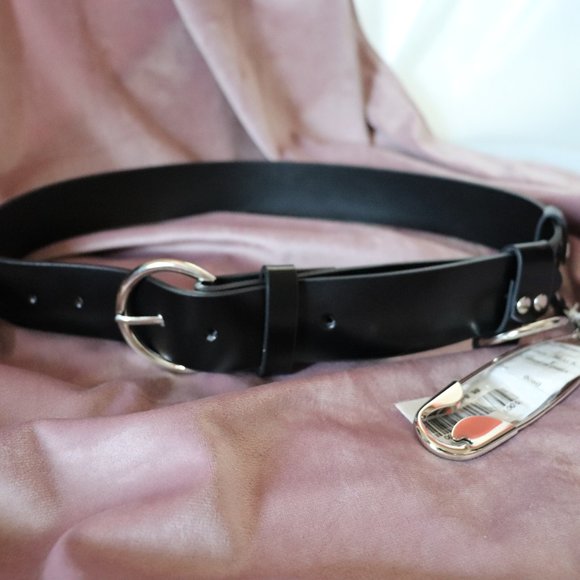 Japanese Safety Pin Buckle Faux Leather Belt main image 4